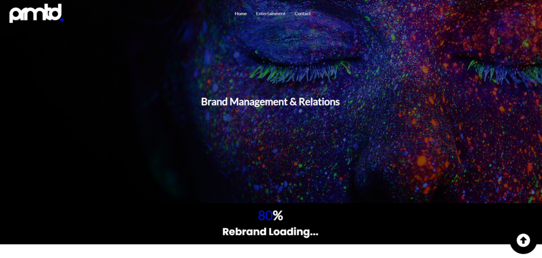 PRMTD. Entertainment Web Design