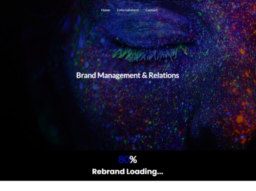 PRMTD. Entertainment Web Design