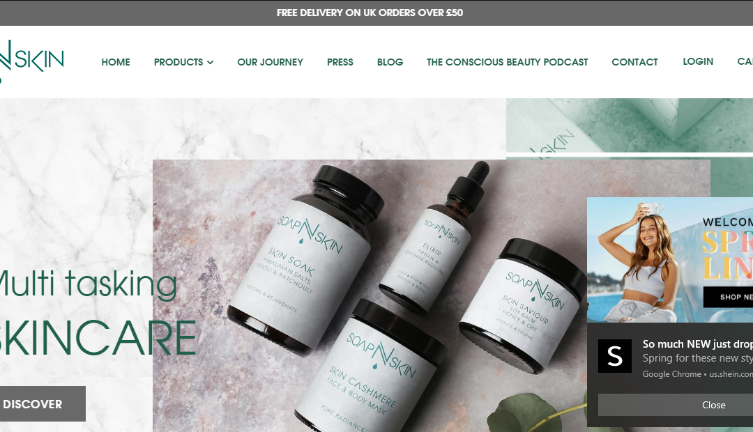 Soap N Skin Web Design Albany NY