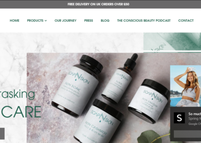 Soap N Skin Web Design Albany NY