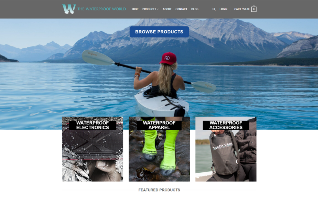 Waterproof Web Design